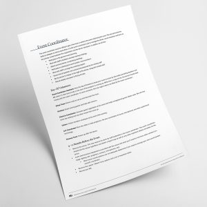 Event Coordinator Job Description and Timeline