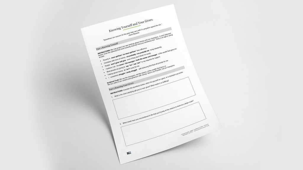 Know Yourself and Your Givers Copy Mission Increase Learn