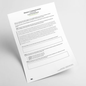 Ministry Communication Bible Study