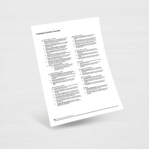 Campaigns Timeline/Checklist