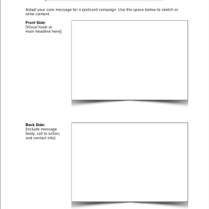 Postcard Messaging Activity